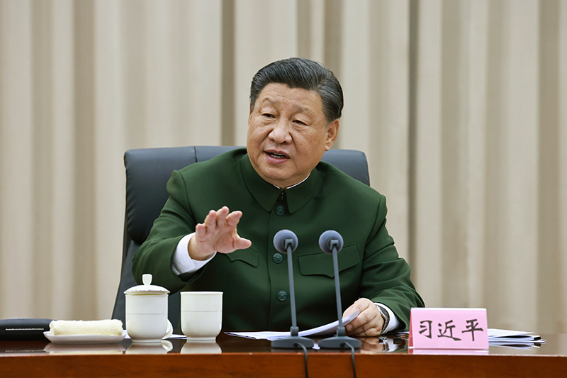 11月29日，中共中央總書記、國家主席、中央軍委主席習(xí)近平到武警海警總隊(duì)東海海區(qū)指揮部視察。這是習(xí)近平發(fā)表重要講話。